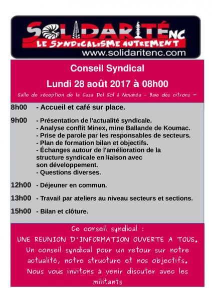 Conseil 2017