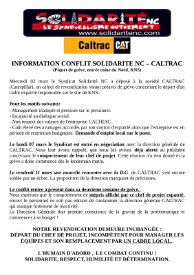 Tarct caltrac a4